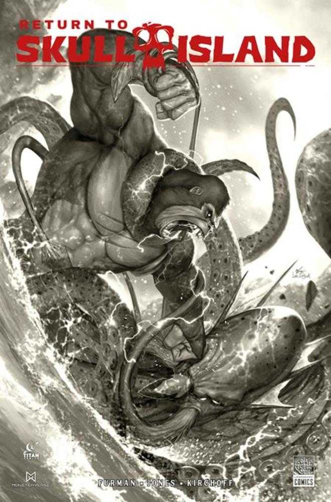 Return To Skull Island #1 Cover H Sdcc Exclusive Inhyuk Lee Sketch Variant Limited To 500 Copies