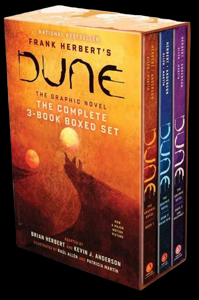 Dune The Graphic Novel The Complete 3 Book Boxed Set Hardcover Dune Muad'dib And The Prophet - Prime 151 Collectibles