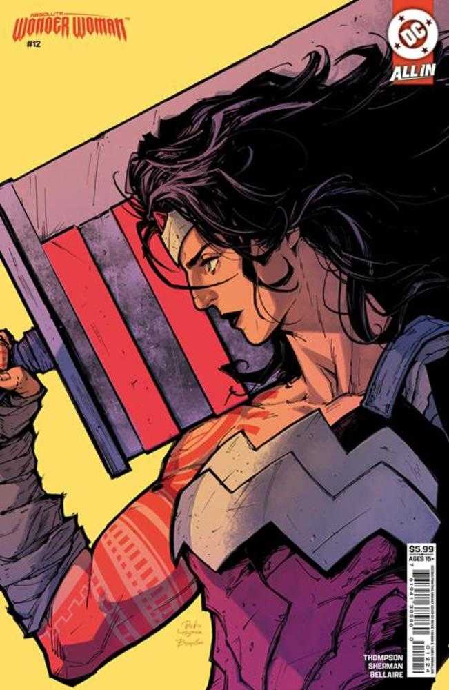 Absolute Wonder Woman #12 2nd Print Cover B Rickie Yagawa Card Stock Variant