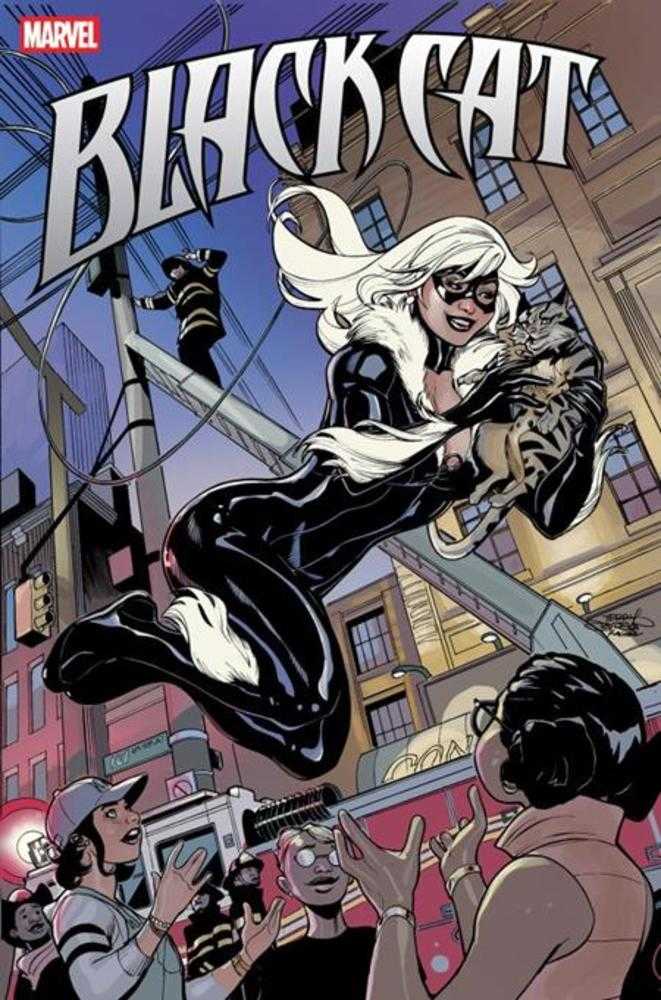 Df Black Cat #1 2nd Print Variant Signed By Terry & Rachel Dodson