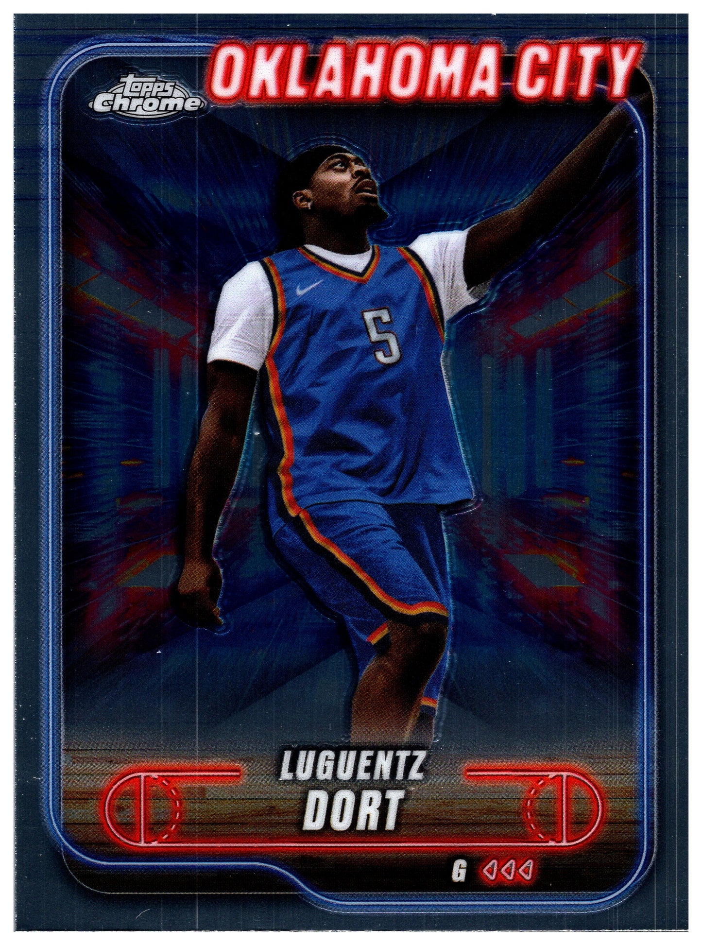 2024-25 Topps Chrome #74 Luguentz Dort
