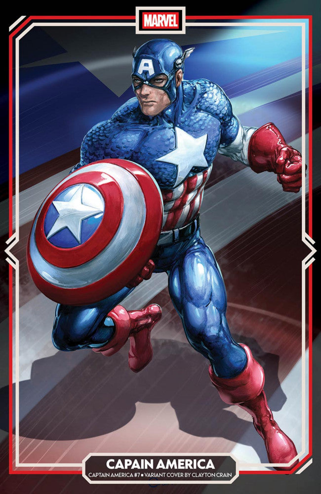 Captain America, Vol. 12 #7 Cover C Clayton Crain Variant cover