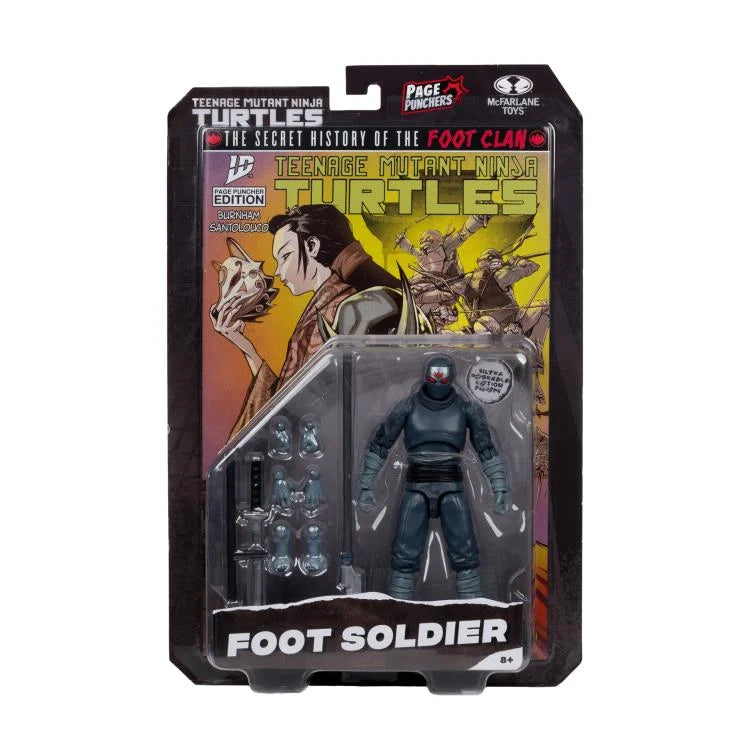 McFarlane TMNT Page Punchers Foot Soldier 5-Inch Figure with Comic
