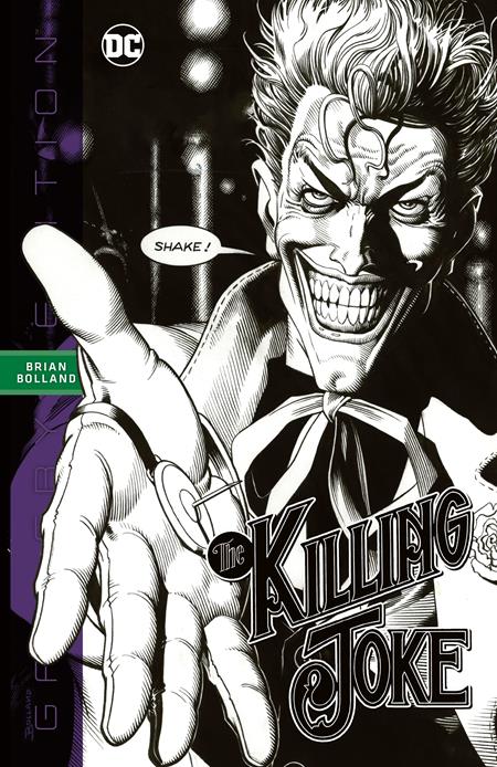 Oversized 13 x 20 deluxe hardcover of Brian Bolland’s Batman: The Killing Joke and Other Stories Gallery Edition featuring original art scans