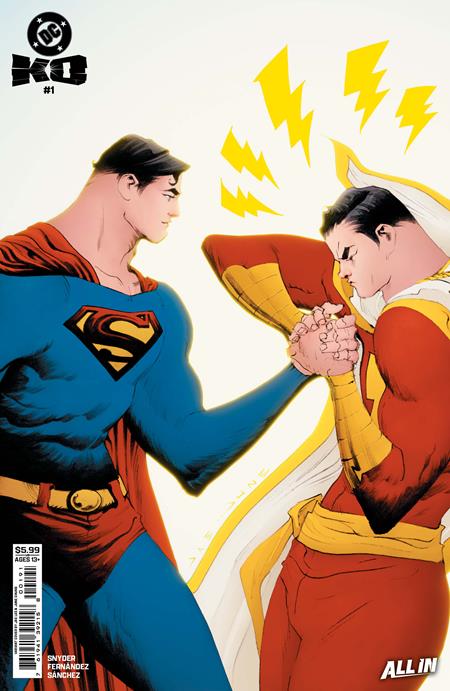 DC K.O. #1 (of 5) Cover E Jae Lee card stock variant – moody and gothic style artwork for DC Comics’ 2025 event