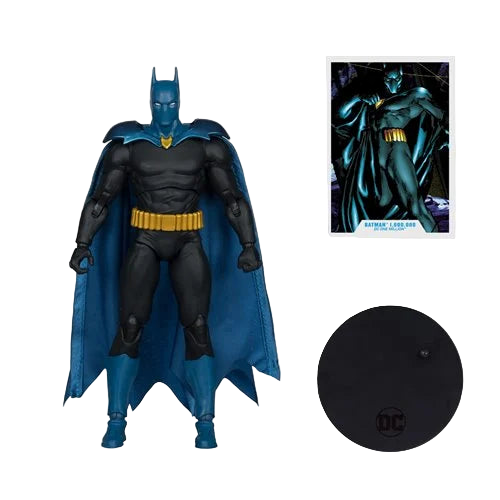 McFarlane DC Multiverse Batman One Million 7-inch action figure with art card, display base, and batarang accessories.