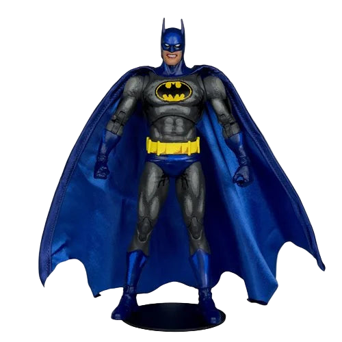 Batman Justice League Task Force 7-inch action figure by McFarlane Toys standing on display base.
