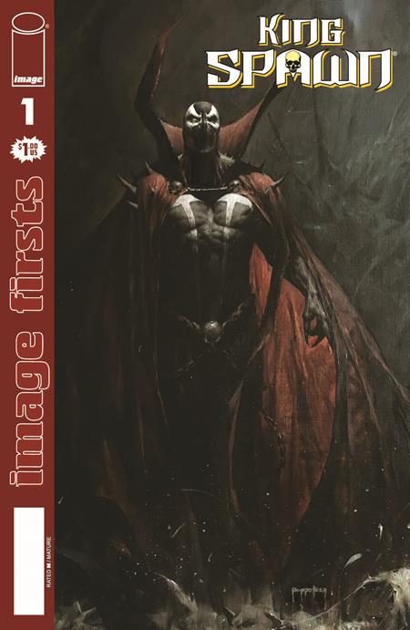 Image Firsts: King Spawn #1 single issue reprint, debut of the King Spawn prophecy storyline – cover art by Puppeteer Lee