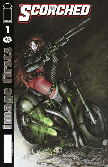 Image Firsts: Spawn Scorched #1 single issue reprint featuring She-Spawn, Redeemer, Medieval Spawn, Gunslinger Spawn, and Reaper – cover art by Puppeteer Lee