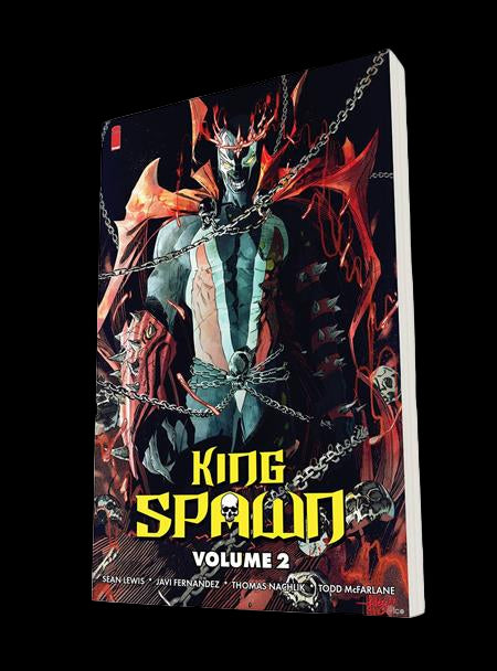 King Spawn trade paperback volume 2 collecting issues #7-12, featuring Spawn’s return to New York City – cover art by Javi Fernandez