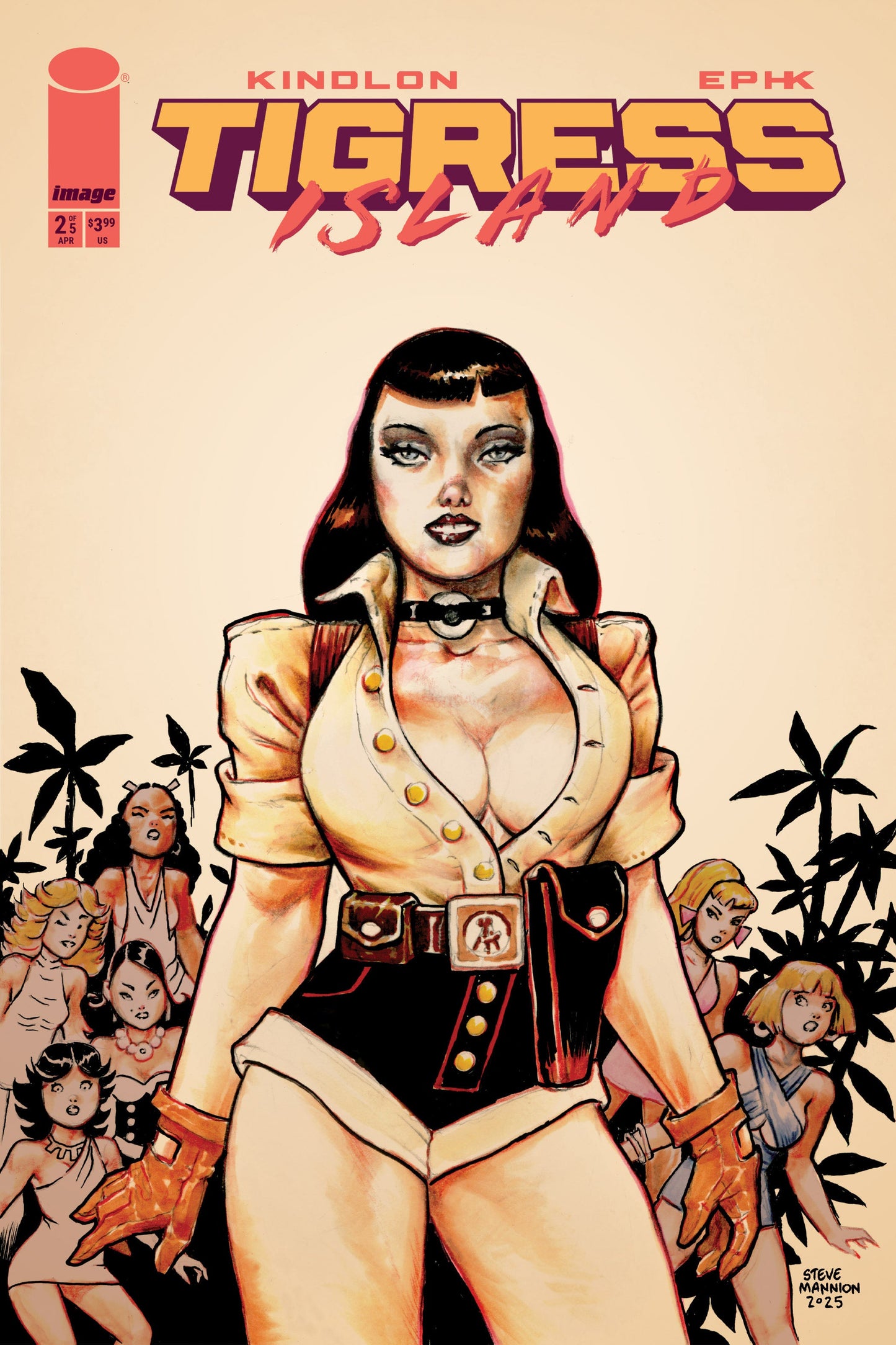 Tigress Island #2 Cover D Steve Mannion Variant cover