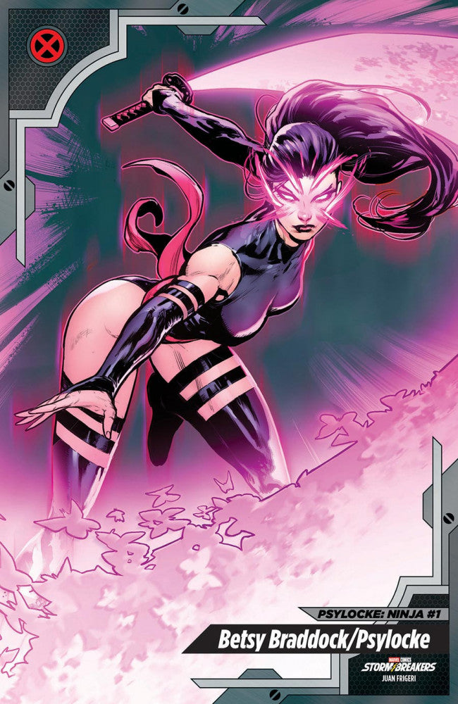 Psylocke: Ninja #1 Cover E Juan Frigeri X-Men Trading Card Variant cover