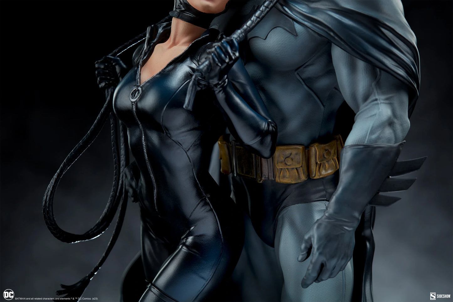 Batman and Catwoman – DC Comics Premium Polystone Statue Diorama by Sideshow - Prime 151 Collectibles