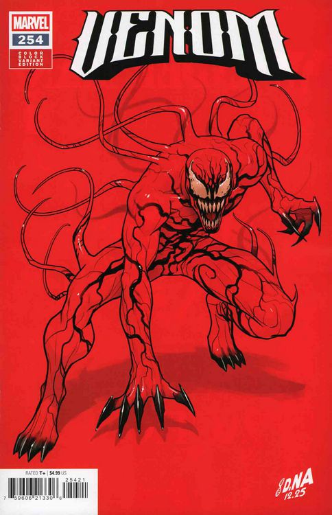 All-New Venom #254 Cover B David Nakayama Color Block Variant cover