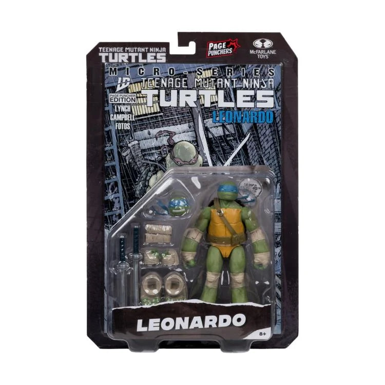McFarlane TMNT Page Punchers Leonardo 5-Inch Figure with Comic