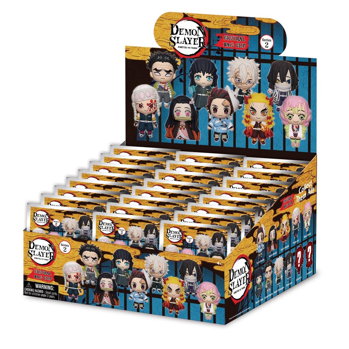 Demon Slayer Series 2 3D foam bag clip — character detail