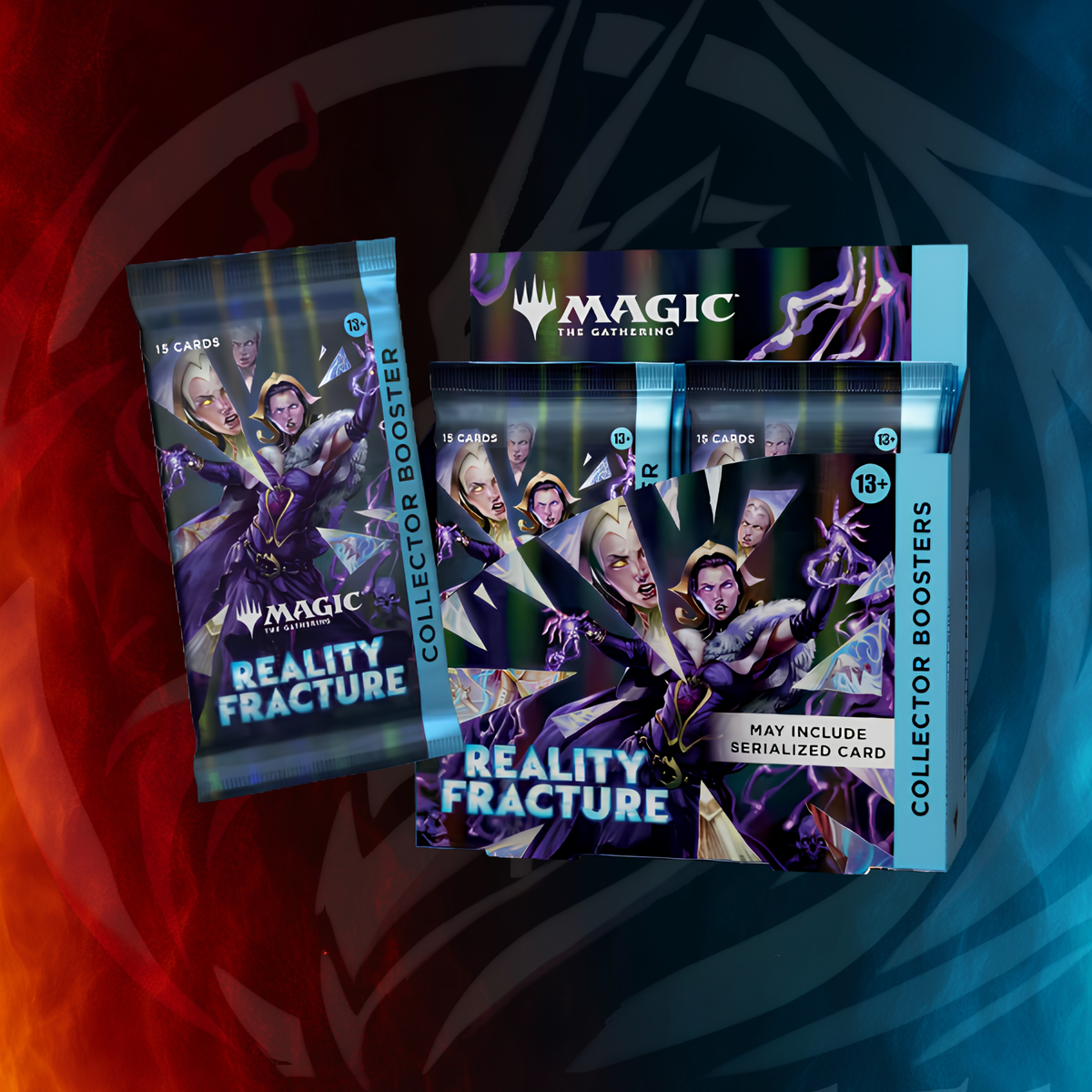 Magic: The Gathering Reality Fracture Collector Booster Box with 15-card Collector Booster packs