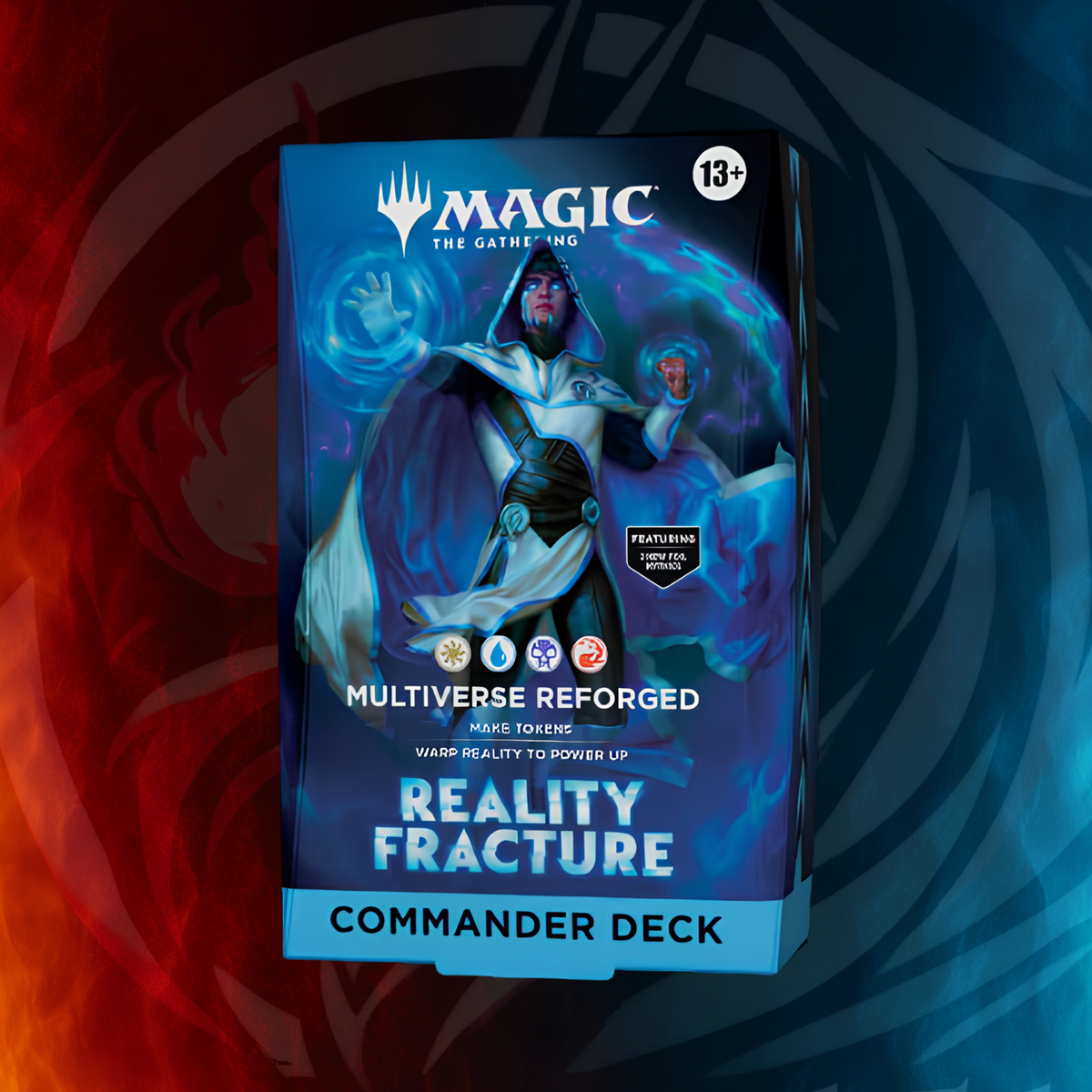 Magic: The Gathering Reality Fracture Multiverse Reforged Commander Deck box