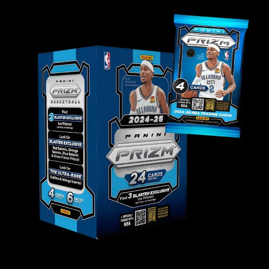 2024 - 25 Panini NBA Prizm Basketball Trading Card Blaster Box - Prime 151 Collectibles
