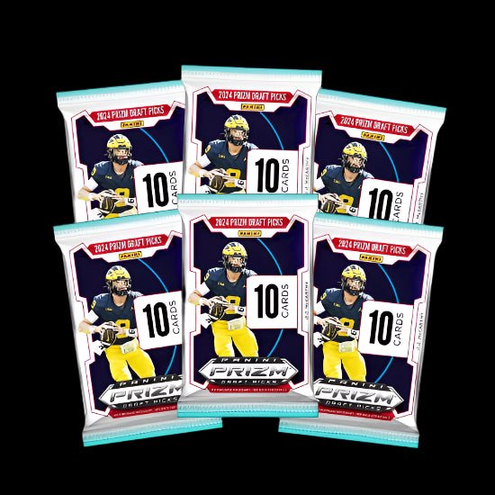 2024 Panini NFL Prizm Draft Picks Football Trading Card Mega Box - Prime 151 Collectibles