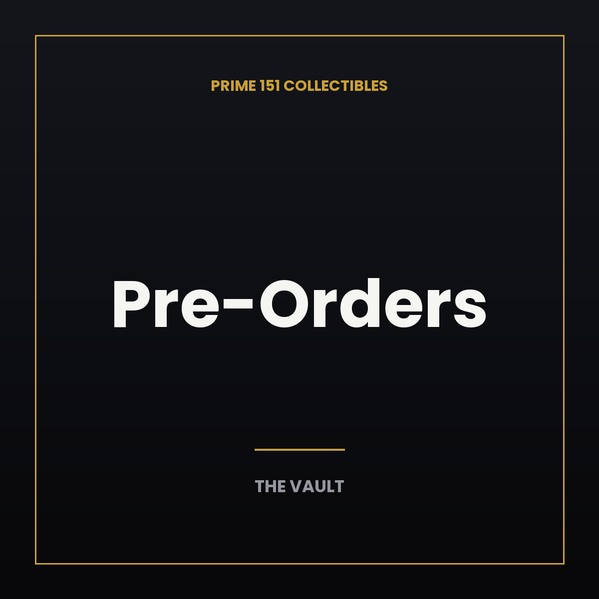 Pre-Orders