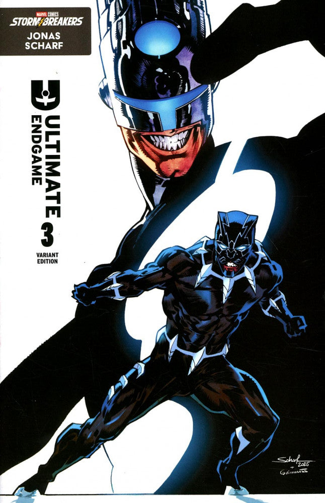 Ultimate Endgame #3 Cover B Jonas Scharf Black Panther Variant cover