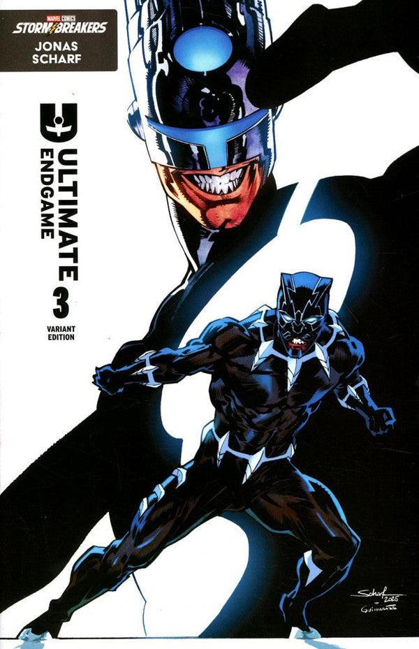 Ultimate Endgame #3 Cover B Jonas Scharf Black Panther Variant cover