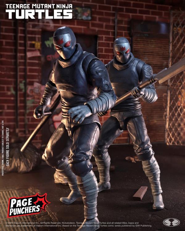 McFarlane TMNT Page Punchers Foot Soldier 5-Inch Figure with Comic