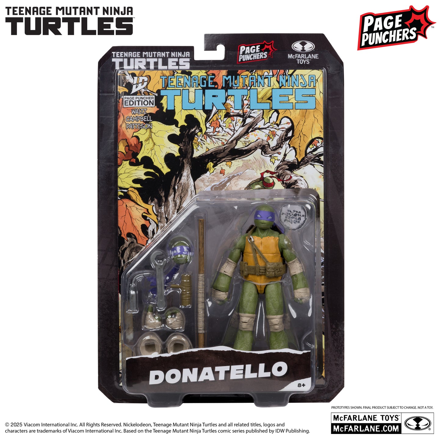 McFarlane TMNT Page Punchers Donatello 5-Inch Figure with Comic