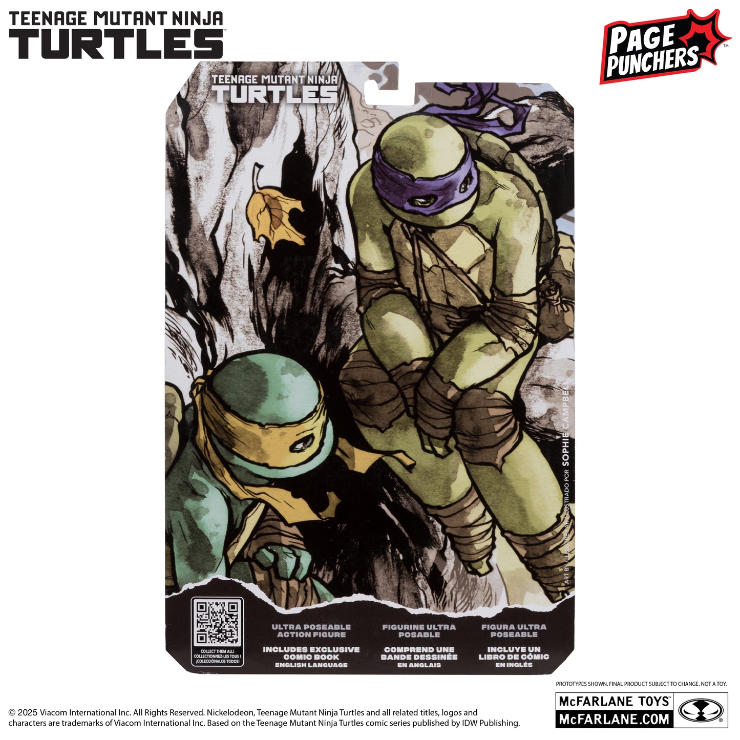 McFarlane TMNT Page Punchers Donatello 5-Inch Figure with Comic