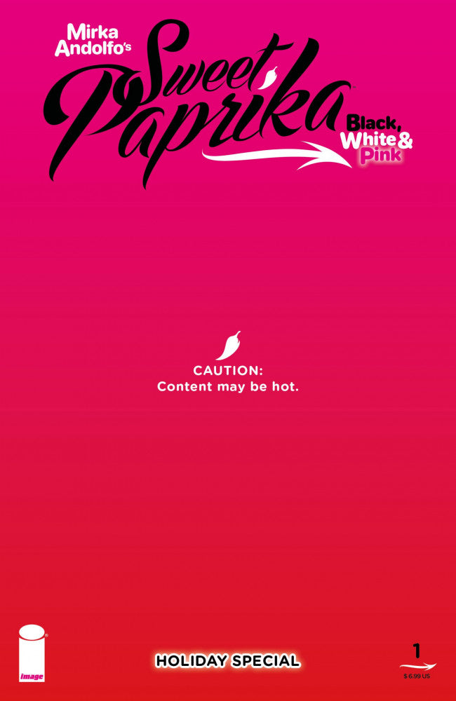 Mirka Andolfo's: Sweet Paprika - Black, White & Pink - Holiday Special #1 Cover E Mirka Andolfo Polybagged Variant cover