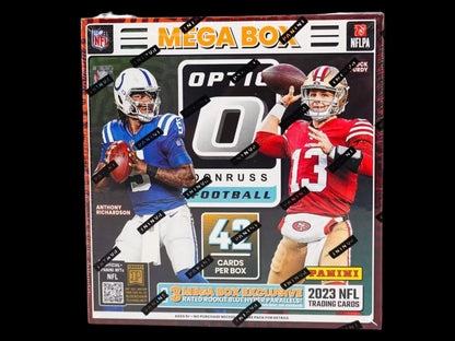 2023 Panini Donruss Optic Football Mega Box (Blue Hyper Parallels) - Prime 151 Collectibles