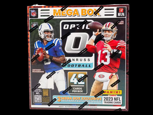 2023 Panini Donruss Optic Football Mega Box (Blue Hyper Parallels)