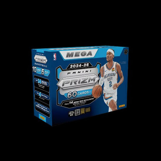 2024 - 25 Panini NBA Prizm Basketball Trading Card Mega Box - Prime 151 Collectibles