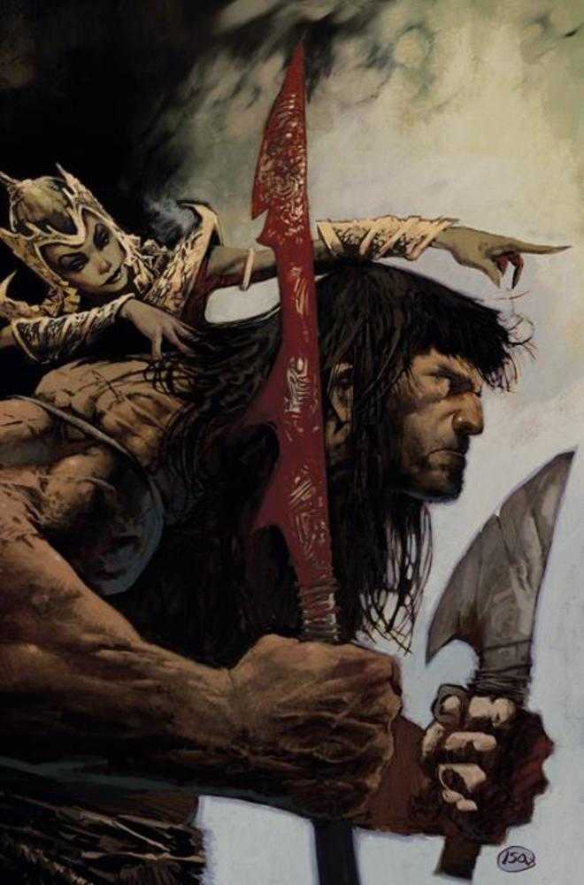 Conan The Barbarian #22 Cover G Sdcc Exclusive Jason Shawn Alexander Full Art Variant (Mature) Limited To 900 Copies