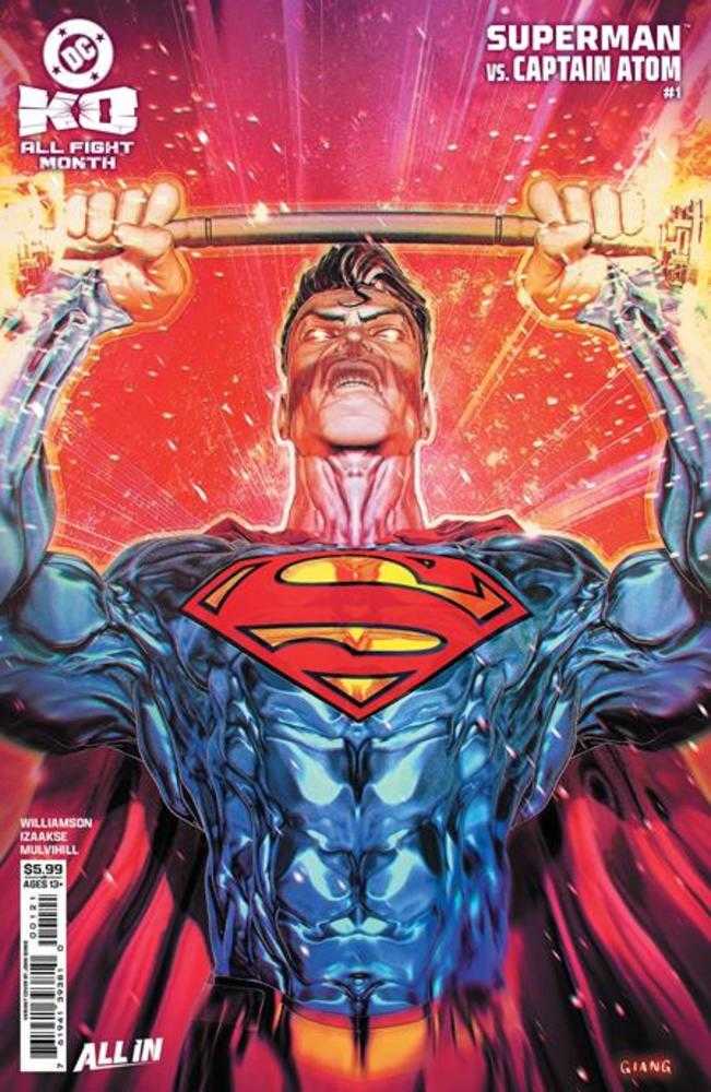 DC K.O. Superman vs Captain Atom #1 (One Shot) Cover B John Giang Card Stock Variant - Prime 151 Collectibles