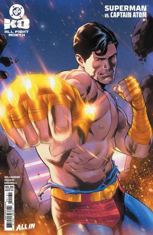 DC K.O. Superman vs Captain Atom #1 (One Shot) Cover C Lucas Meyer Card Stock Variant - Prime 151 Collectibles