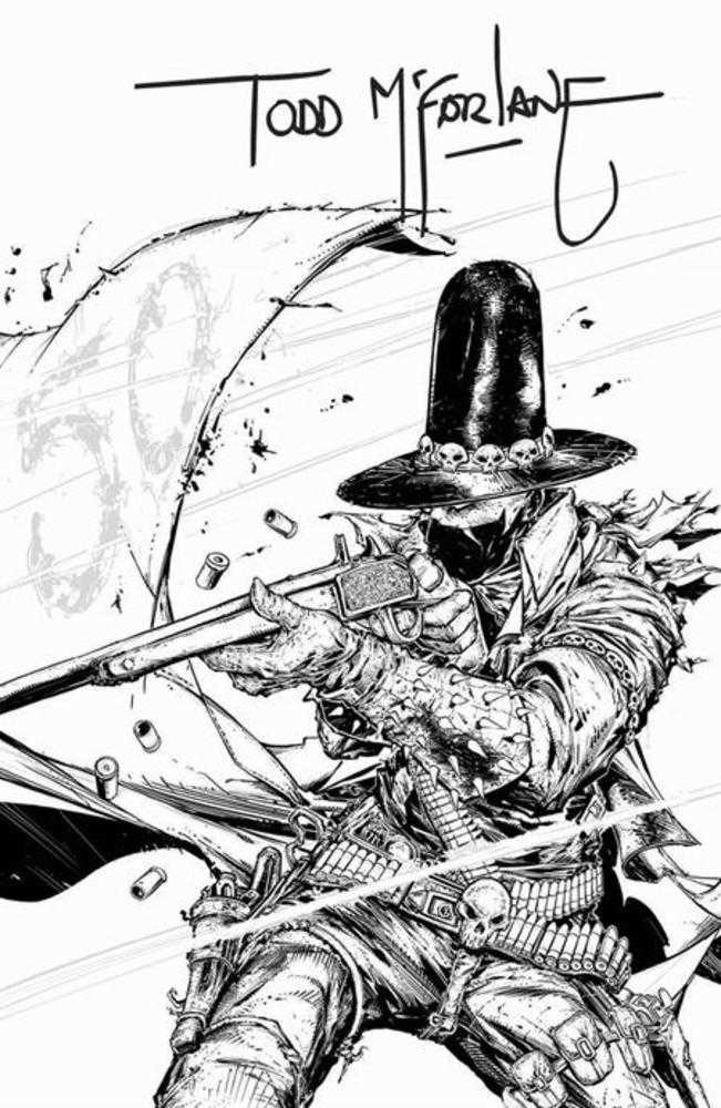 Gunslinger Spawn #50 Cover G Inc 1:250 Todd McFarlane Signed Ink Variant