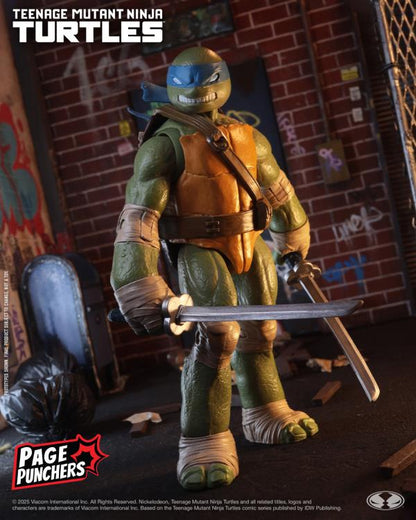 McFarlane TMNT Page Punchers Leonardo 5-Inch Figure with Comic