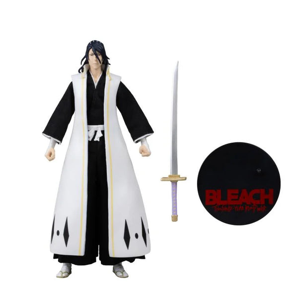 McFarlane Toys Bleach TYBW Byakuya Kuchiki 7-inch articulated figure with sword and base