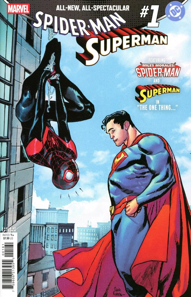 Marvel / DC: Spider-Man / Superman #1 Cover F Sara Pichelli Variant cover