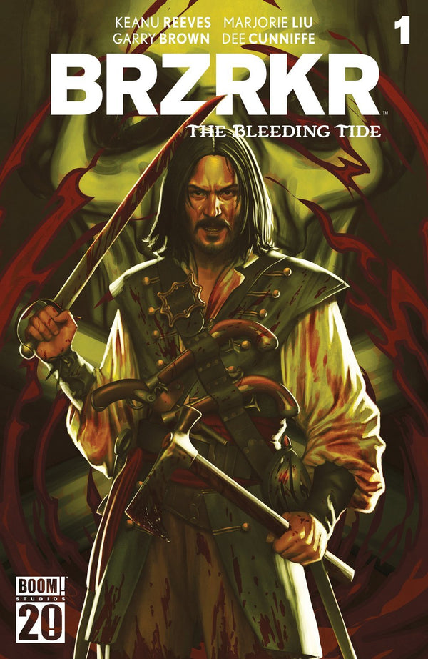 BRZRKR: The Bleeding Tide #1 Cover E Rebeca Puebla Foil Variant cover