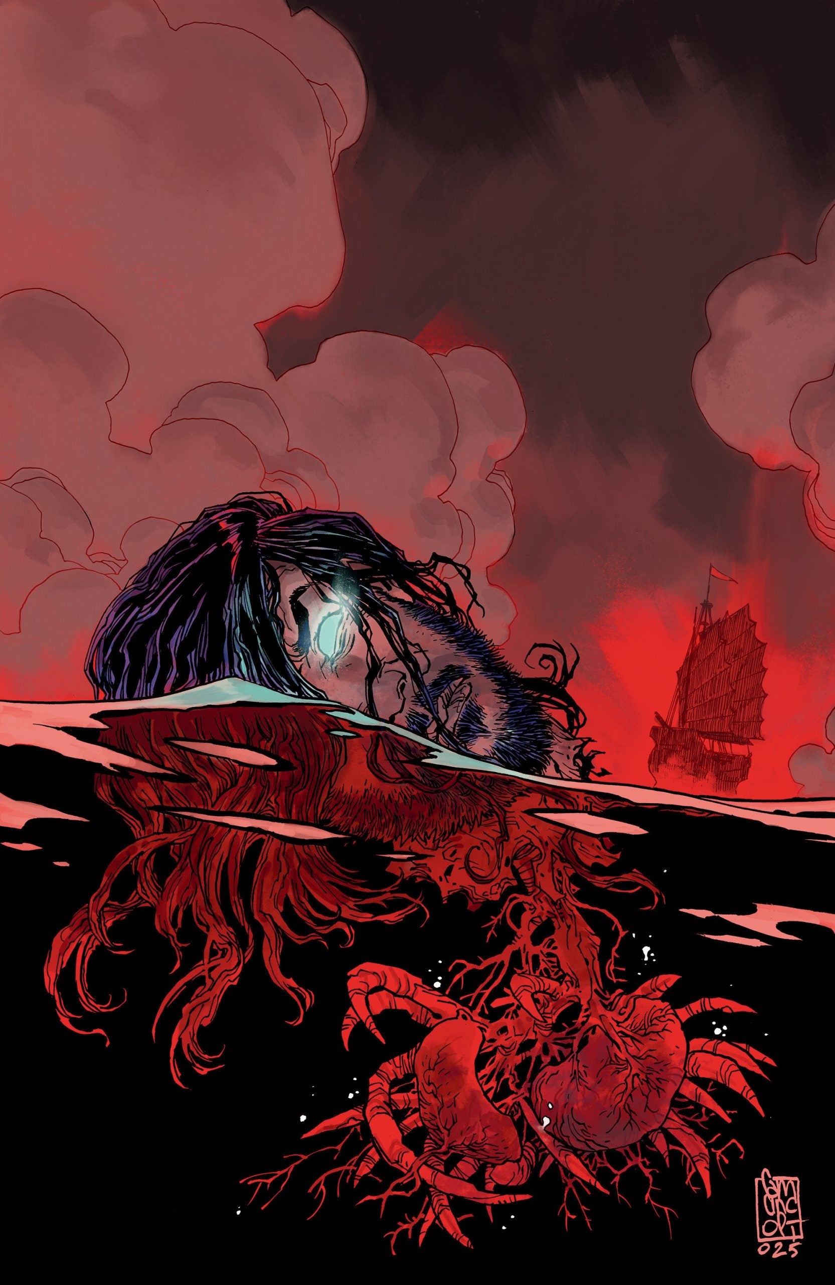 BRZRKR: The Bleeding Tide #1 Cover I Giuseppe Camuncoli Incentive Virgin Variant (1:30) cover