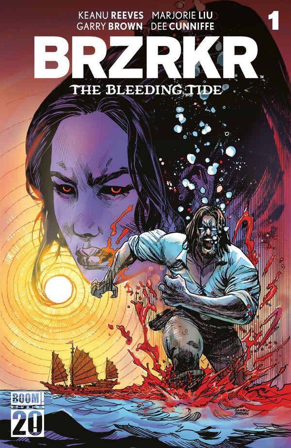 BRZRKR: The Bleeding Tide #1 Cover D Garry Brown Foil Variant cover