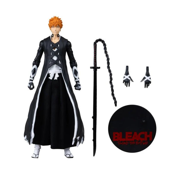 McFarlane Toys Bleach TYBW Ichigo Fullbring Bankai 7-inch articulated figure with Zangetsu