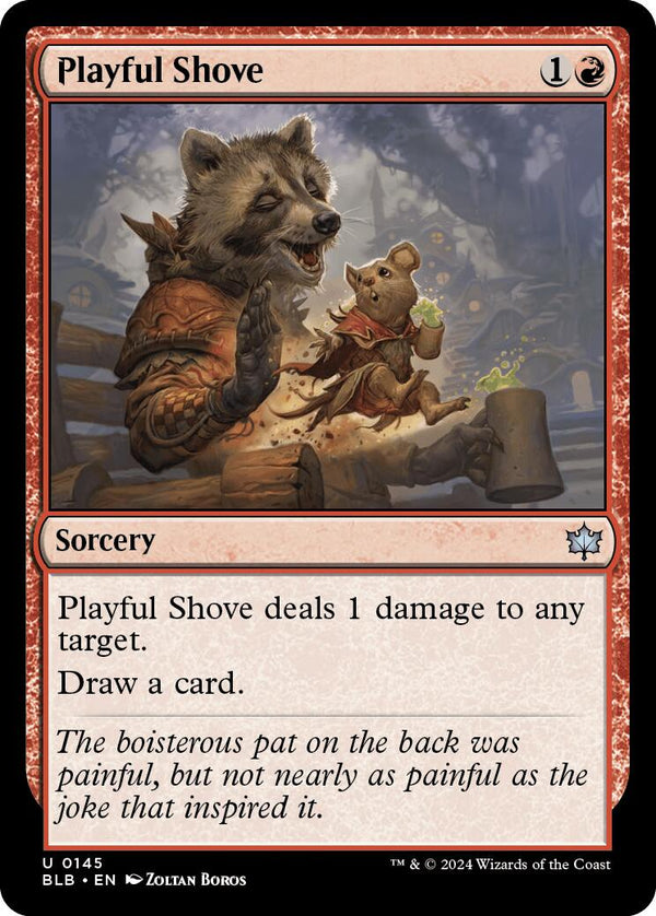 Playful Shove