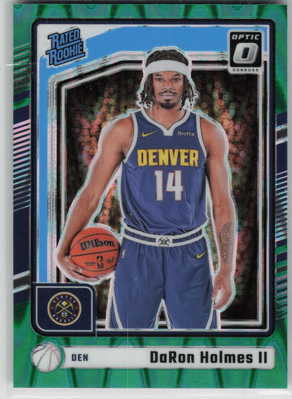 2024-25 Donruss Optic #262 DaRon Holmes II Green Seismic
