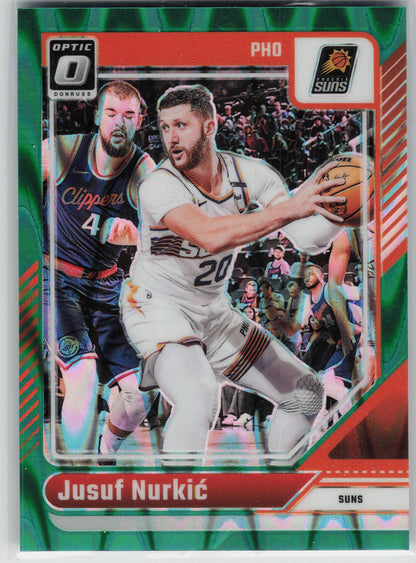 2024-25 Donruss Optic #87 Jusuf Nurkic Green Seismic