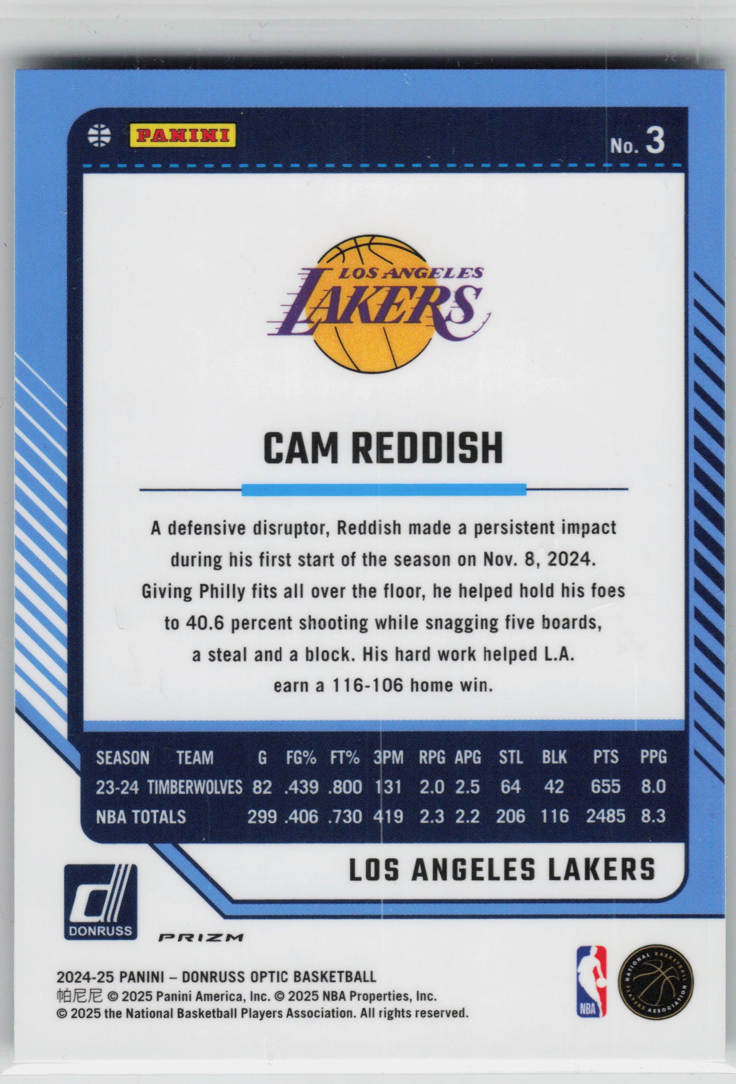 2024-25 Donruss Optic #3 Cam Reddish Green Seismic