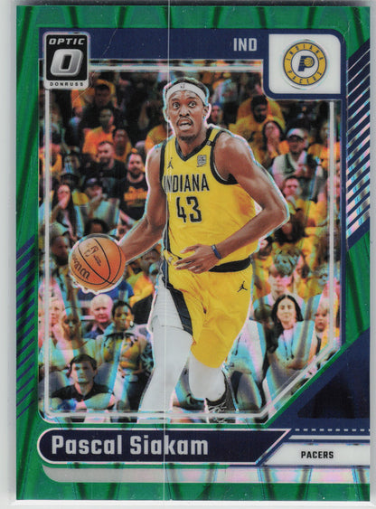 2024-25 Donruss Optic #187 Pascal Siakam Green Seismic